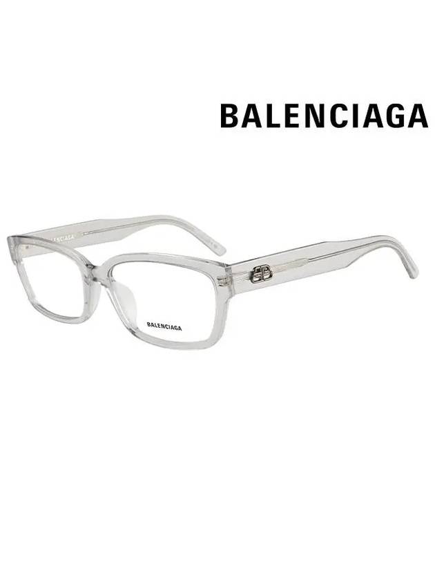 Eyewear Frame Rectangle Acetate Eyeglasses Grey - BALENCIAGA - BALAAN 3