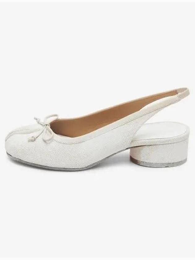 Tabi Painted Slingback Heel White - MAISON MARGIELA - BALAAN 2