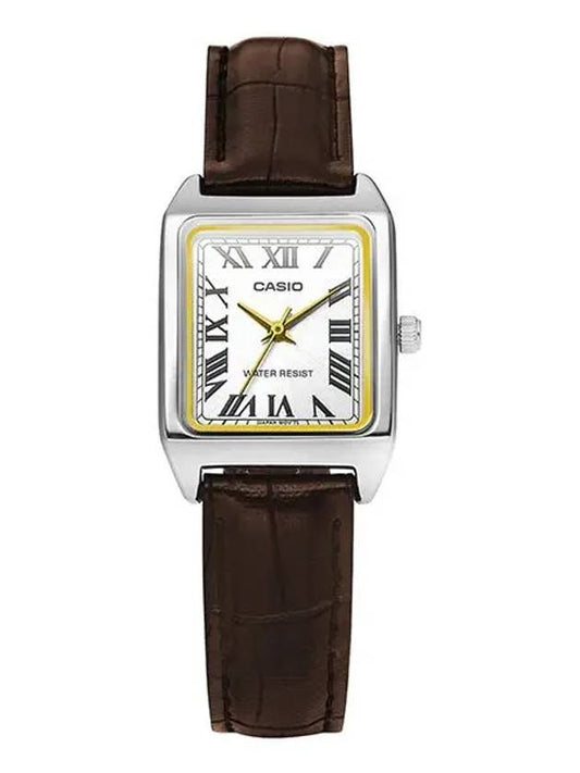 Watch LTP V007L 7B2UDF 7B2 Analog Square Leather Women s - CASIO - BALAAN 1