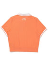 Terry Bucket Polo T-Shirt ORANGE WOMAN M3222PTS19ORG - MALBON GOLF - BALAAN 3