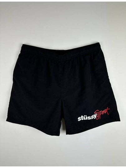 Sports Water Shorts Black - STUSSY - BALAAN 2