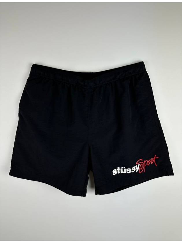 sports water shorts black - STUSSY - BALAAN 7