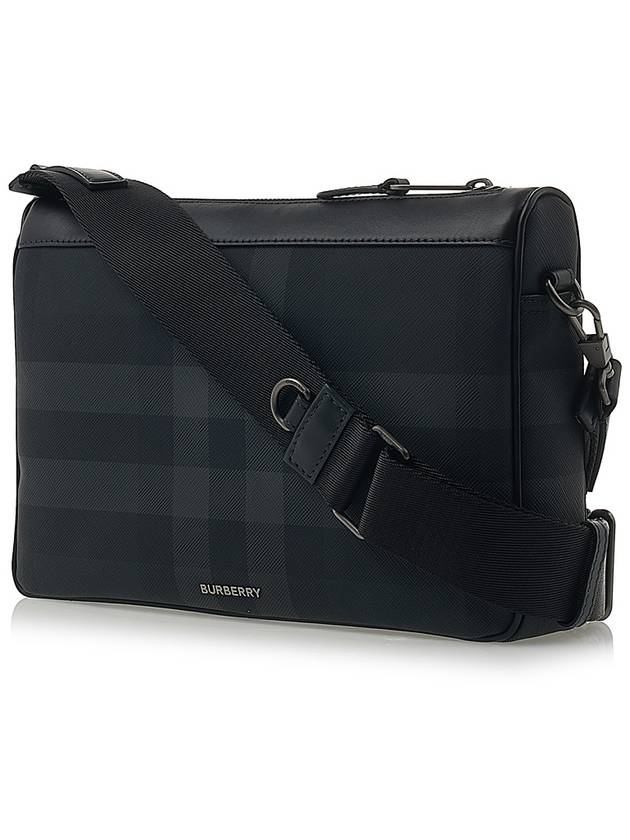 Rambler Check Cross Bag Charcoal - BURBERRY - BALAAN 3