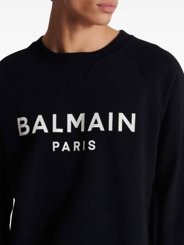 Long Sleeve T Shirt DH1JQ005BB65 EAB Black - BALMAIN - BALAAN 2