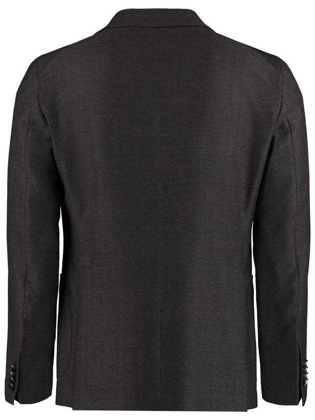 Tagliatore Single-Breasted Virgin Wool Jacket - TAGLIATORE - BALAAN 2