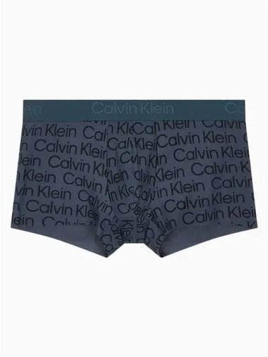 Underwear Men s CK Black Print Low Rise Trunks NB4061PUZ - CALVIN KLEIN - BALAAN 1