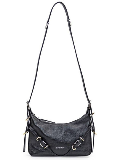 Voyou Small Leather Shoulder Bag Black - GIVENCHY - BALAAN 2