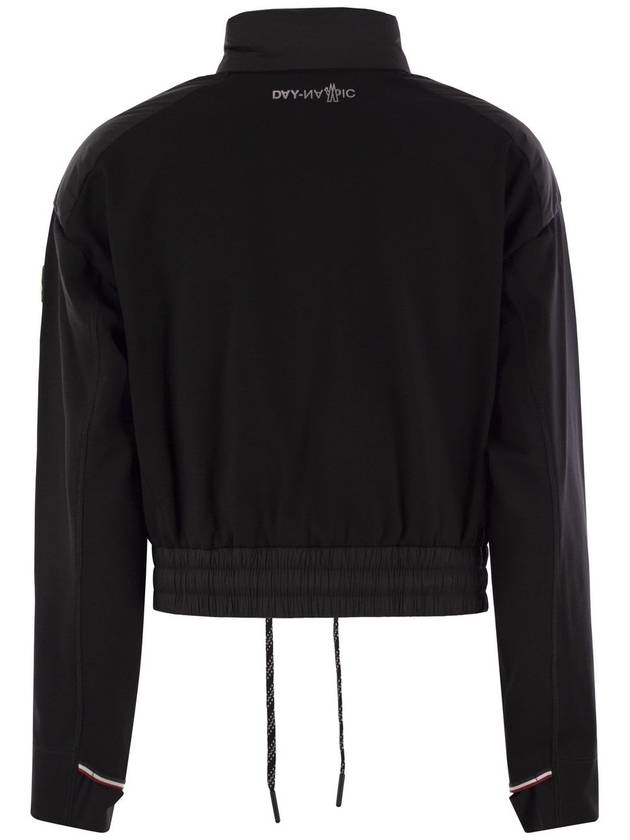 Grenoble Padded Zip-Up Sweatshirt Black - MONCLER - BALAAN 3