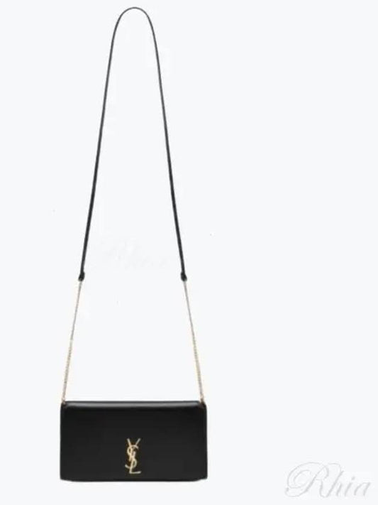 Monogram phone case bag gold 6350950U40J - SAINT LAURENT - BALAAN 1