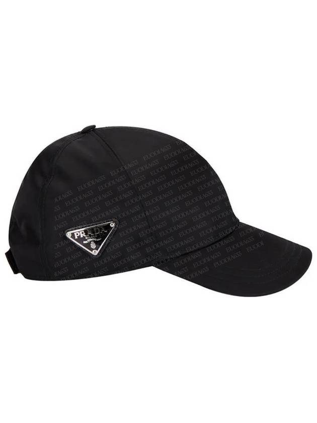 Men s Triangle Logo Re Nylon Baseball Cap Hat Black 2HC2742 DMI F0002 - PRADA - BALAAN 3