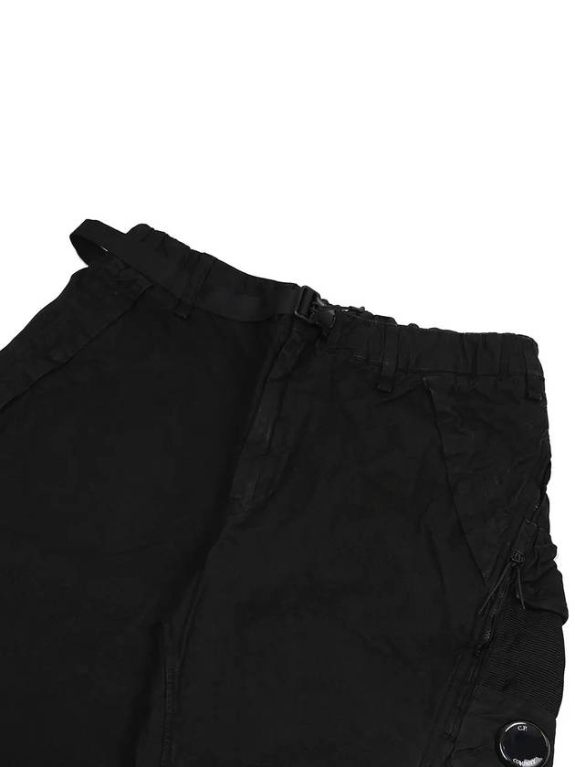 Batic Utility Straight Pants Black - CP COMPANY - BALAAN 5