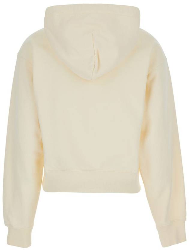 Le Sweatshirt Gros Grain Cotton Hoodie Light Beige - JACQUEMUS - BALAAN 3