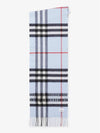 Check Cashmere Scarf Blue - BURBERRY - BALAAN 3