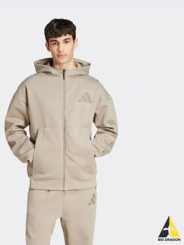 M Z N E Full zip hoodie track jacket PUTBEI - ADIDAS - BALAAN 1