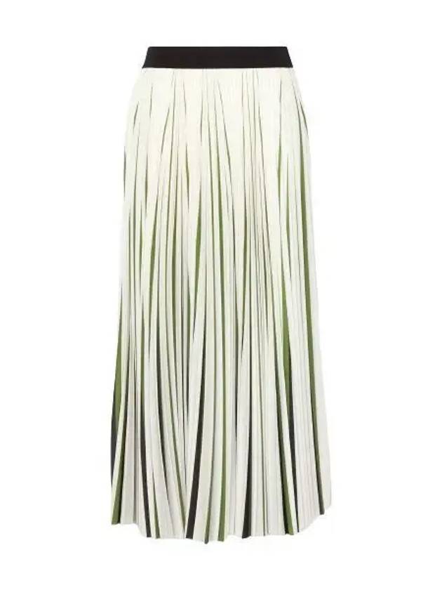 Paniere Long Pleated Skirt Green - MAX MARA - BALAAN 2