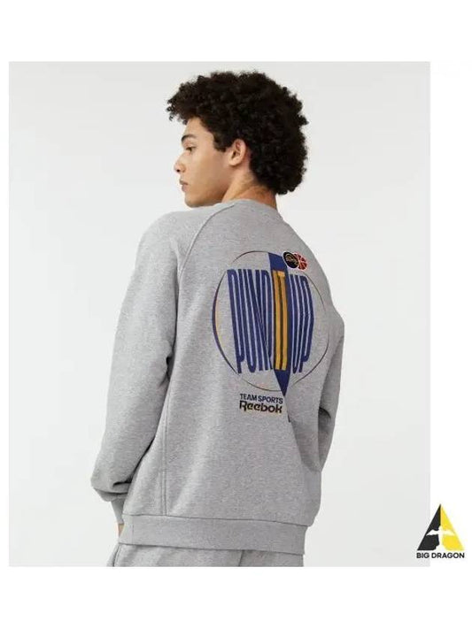 Pump It Up Sweatshirt Gray - REEBOK - BALAAN 1