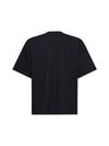 Logo Print Short Sleeve T-Shirt Black - JIL SANDER - BALAAN 3