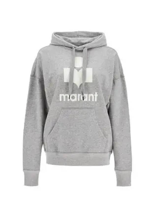 Mansel Logo Hoodie Faded Grey - ISABEL MARANT - BALAAN 2