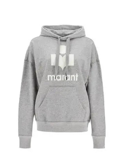 Mansel Logo Hoodie Faded Grey - ISABEL MARANT - BALAAN 2