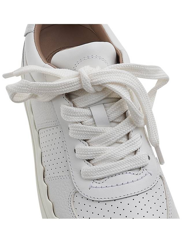 Lauren Lace Up Low Top Sneakers White - CHLOE - BALAAN 9