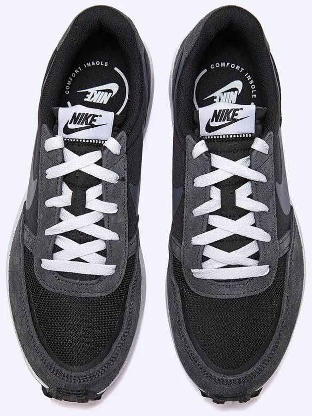 Waffle Nav Low Top Sneakers Black - NIKE - BALAAN 5