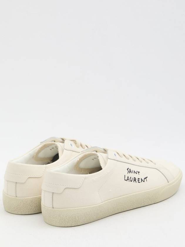 Court Classic SL/06 Sneakers Cream - SAINT LAURENT - BALAAN 4