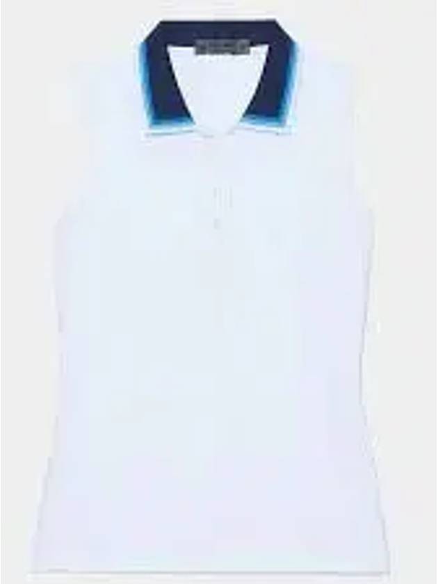 DETAILED COLLAR SLEEVELESS POLO G4LS23K860D SNO Women Detail - G/FORE - BALAAN 1