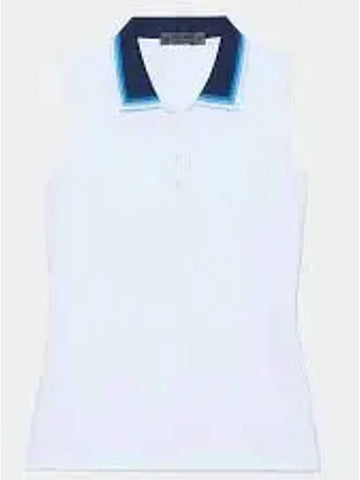 DETAILED COLLAR SLEEVELESS POLO G4LS23K860D SNO Women Detail - G/FORE - BALAAN 1