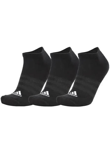 Cushion Low Cut Socks 3 Pack Black - ADIDAS - BALAAN 1