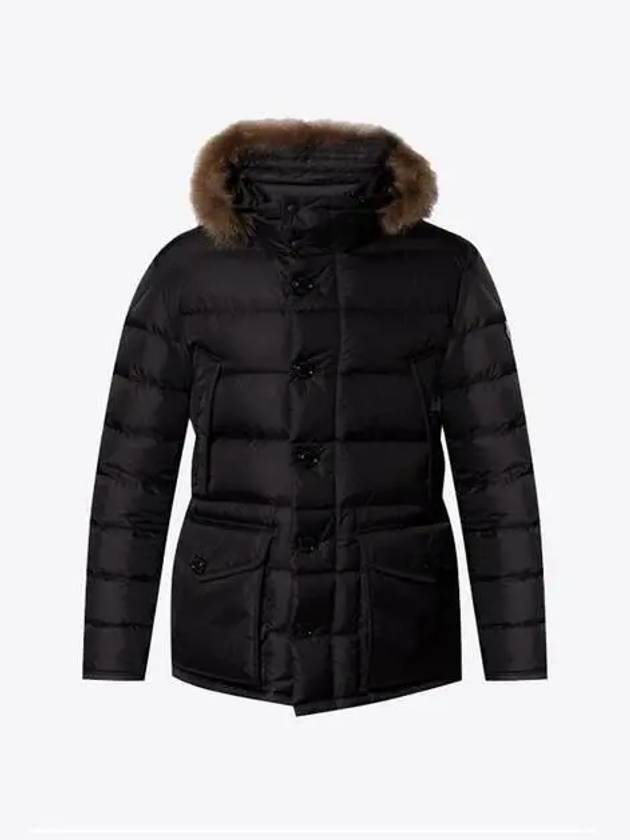 1B52502 68352 999 CLUNY Black Men’s Padding - MONCLER - BALAAN 1