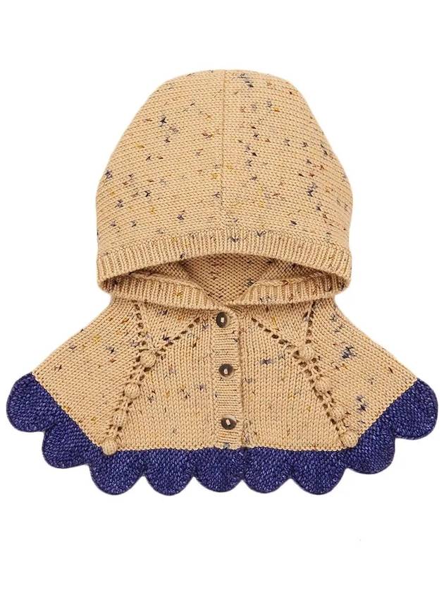 Kids Scallop Capelet Camel Confetti MP175023 290 - MISHA&PUFF - BALAAN 2