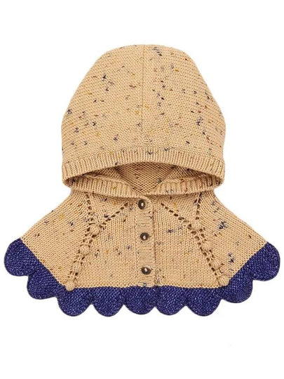 Kids Scallop Capelet Camel Confetti MP175023 290 - MISHA&PUFF - BALAAN 2