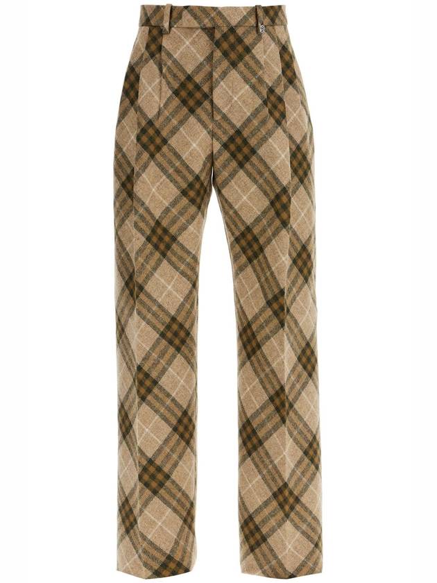 ered wool tailored trousers - BURBERRY - BALAAN 1