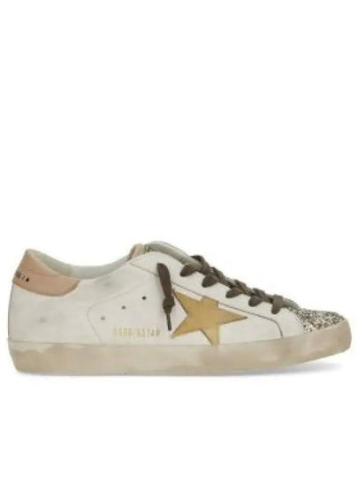 Platinum Glitter Toe Leather Low Top Sneakers White - GOLDEN GOOSE - BALAAN 2