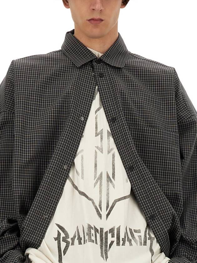 LARGE FIT OUTERWEAR SHIRT - BALENCIAGA - BALAAN 4