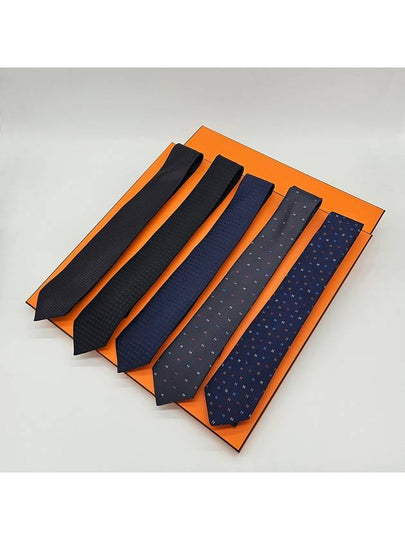 Faconnee Upside Down Tie Noir - HERMES - BALAAN 2