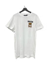 0430 0440 1001 Short Sleeve Dress White Moschino - MOSCHINO - BALAAN 1