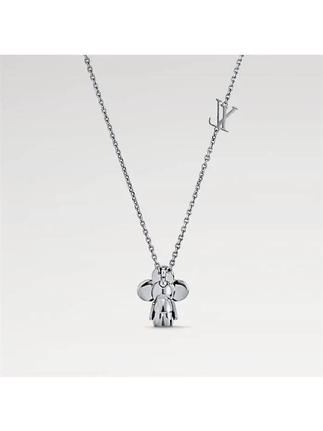 Vivienne Pendant Necklace Silver - LOUIS VUITTON - BALAAN 4