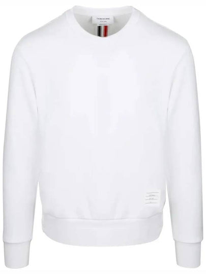 Center Back Stripe Crewneck Sweatshirt White - THOM BROWNE - BALAAN 2