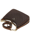 Jet Set Charm Medium Logo Jacquard Convertible Cross Bag Brown - MICHAEL KORS - BALAAN 5