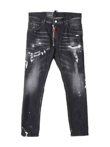 Dsquared 2 Black Pioneer Wash Skater Jeans - DSQUARED2 - BALAAN 1