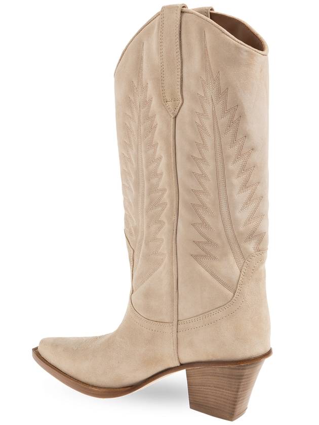 Paris Texas ‘Rosario' Heeled Cowboy Boots, Women's, Beige - PARIS TEXAS - BALAAN 5