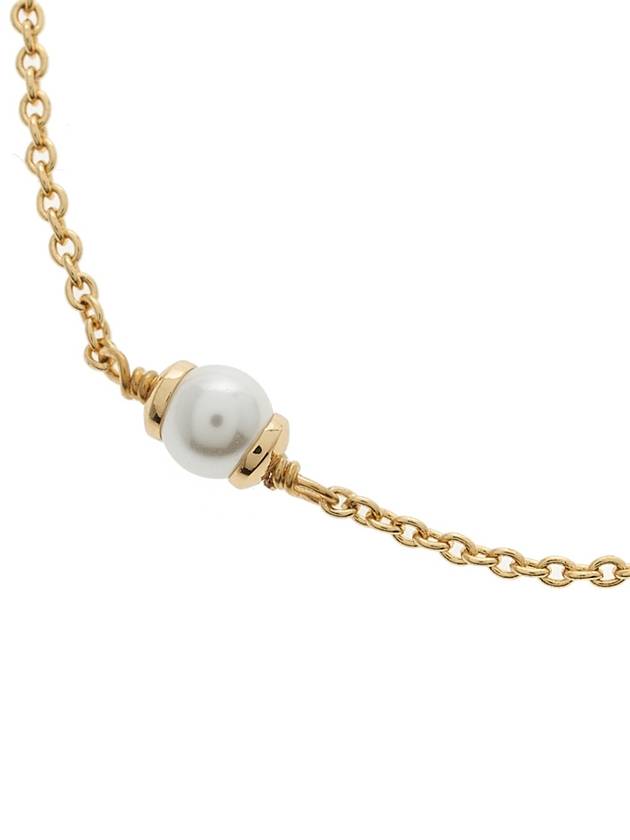 Classic Crystal Pearl Slider Bracelet Gold - COACH - BALAAN 4