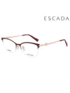 Glasses Frame VES965F 007A Square Titanium Men Women - ESCADA - BALAAN 2