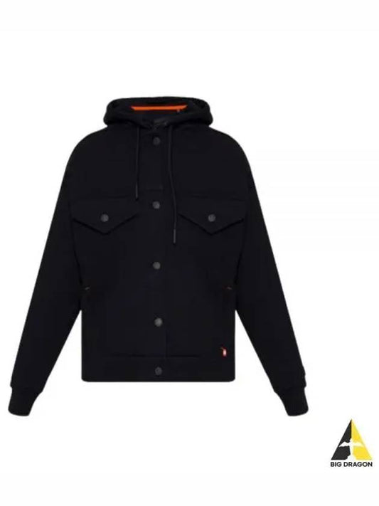 Dunes Trucker Hooded Jacket Black - MOOSE KNUCKLES - BALAAN 2