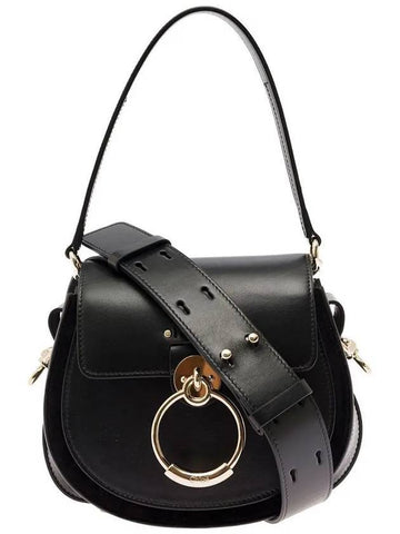 Tess Small Shoulder Bag Black - CHLOE - BALAAN 1