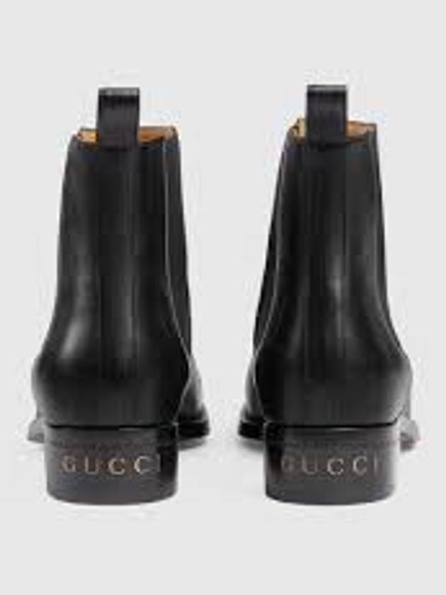 Buckle Ankle Boots Black - GUCCI - BALAAN 5