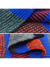 Striped Wool Muffler Blue Red - PAUL SMITH - BALAAN 4