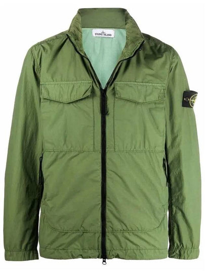 Wappen Naslan Light Watro Zip-up Jacket Olive - STONE ISLAND - BALAAN 2