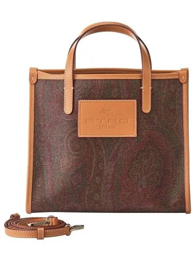 Paisley Small Tote Back Brown - ETRO - BALAAN 2